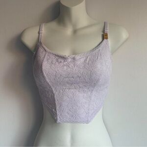 NWT Pink Victoria’s Secret Lace Floral Camisole top